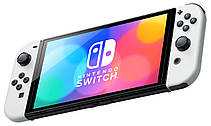 Портативна ігрова приставка Nintendo Switch OLED with White Joy-Con (045496453435), фото 5