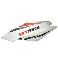 Кришка рами ліва на мотоцикл skybike CRDX-200 (21-18/17-17), пластик, оригінал, Китай