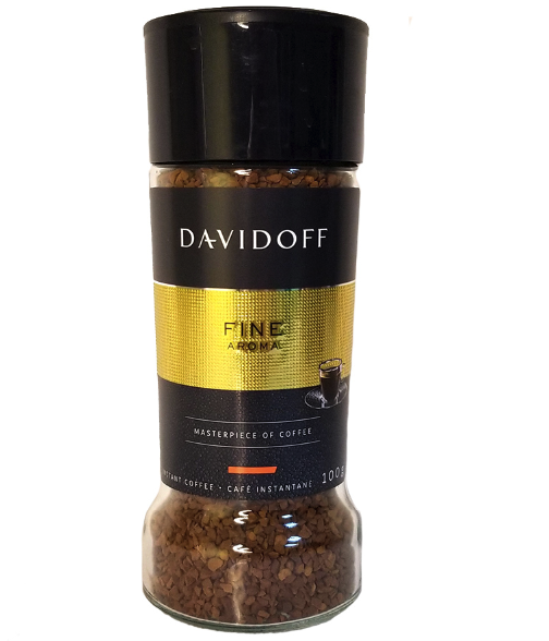 Розчинна кава Davidoff Fine Aroma 100% Арабіка, 100 г.