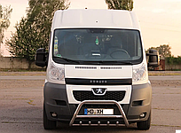 Кенгурятник WT004 (нерж) Peugeot Boxer 1994-2006