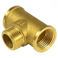 Тройник 15вх15вх15н латунь
