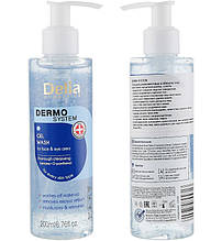 Гель для обличчя Delia Dermo Gel Wash For Face & Eye Area 200 мл