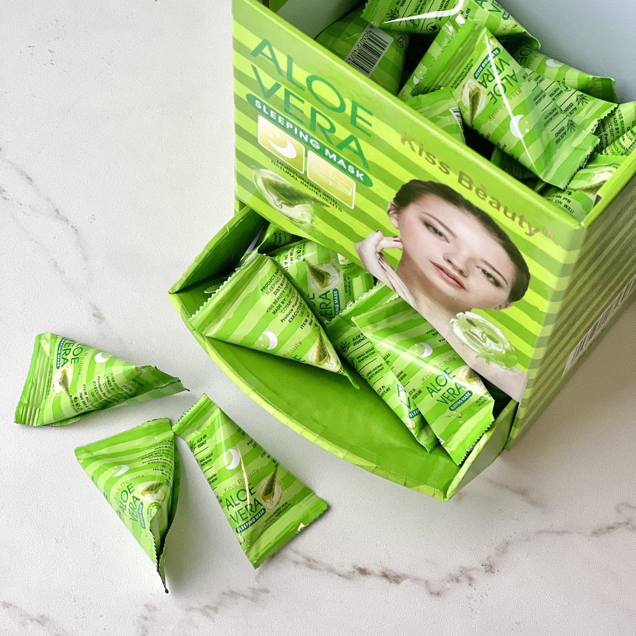 Нічна маска Алое Kiss Beauty