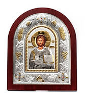 Срібна ікона "Ісуса Христа Спасителя"