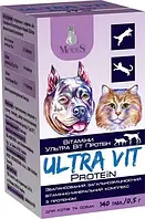 Вітаміни Модес Ультра Віт Протеін для собак та котів 140шт*0,5г
