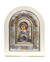 Срібна ікона "Семистрільна ікона Божої Матері"