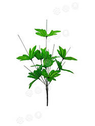 Букетна нога з листям півонії на 9 голів, проста, 450 мм