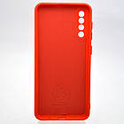 Чохол накладка Silicone case Full Camera Lakshmi для Samsung A30s/A50 Galaxy A307/A505 Red/Червоний, фото 5