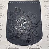 Клапан для рюкзака "Черепаха". Колір "Темно-синій"., фото 4