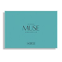 Бумага для акварели MUSE (А4+, 10 л, 300 г/м2, в папке, легкозернистая, цвет белый / айвори) PD-А4-043