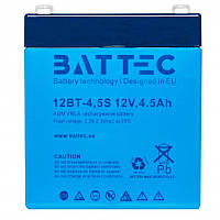 Аккумулятор Battek AGM 4,5Аh 12V для ИБП