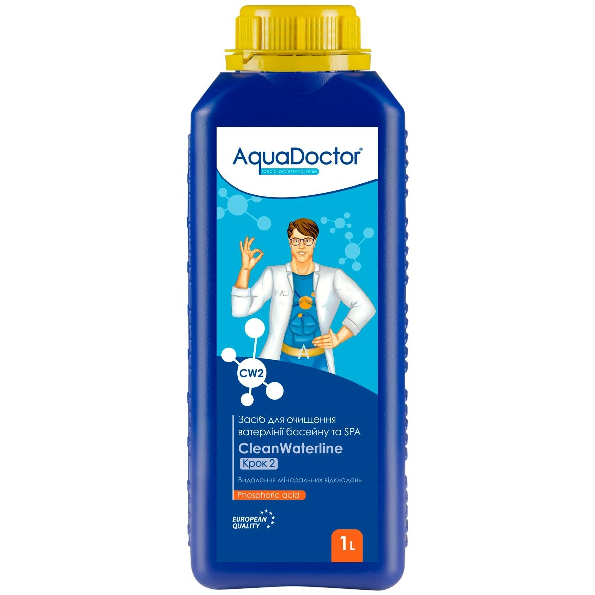 AquaDoctor Засіб для очищення ватерлінії басейну та СПА AquaDoctor CW CleanWaterline Крок 2