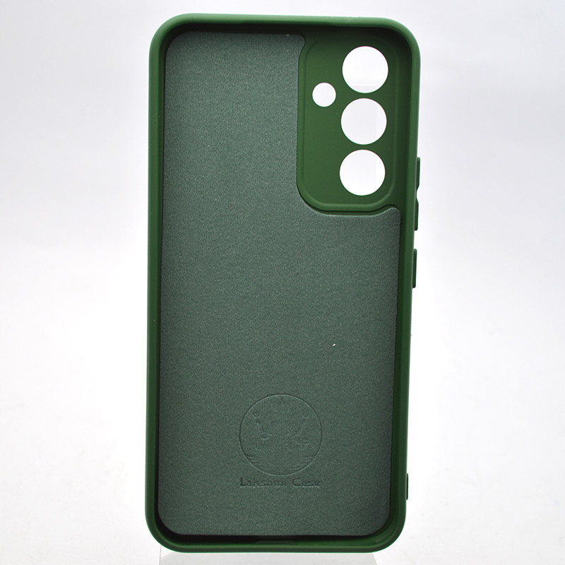 Чехол накладка Silicone case Full Camera Lakshmi для Samsung A54 5G Galaxy Dark Green/Темно-зеленый, фото 4