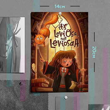 "Герміона Джін Грейнджер (Гаррі Поттер)" плакат (постер) розміром А5 (14х20см)