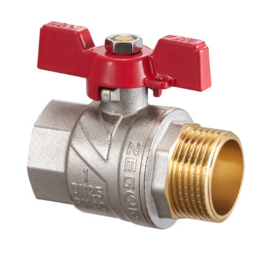 Кран кульовий Zegor FN11 (НВ PN40 1/2''), фото 1