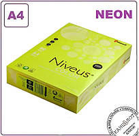 Папір кольоровий неоновий NIVEUS, жовтий, NEOGB, А4/80, 500арк. (A4.80.NVN.NEOGB.500)