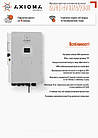 Гібридний трифазний інвертор AXIOMA energy ISGRID-HV 10000 (10кВт/Високовольтний), фото 3