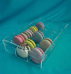 Коробка Акрилова Для Макарунів на 24 шт