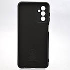 Чохол накладка Silicone case Full Camera Lakshmi для Samsung M13/M23 Galaxy M135/M235 Black/Чорний, фото 5