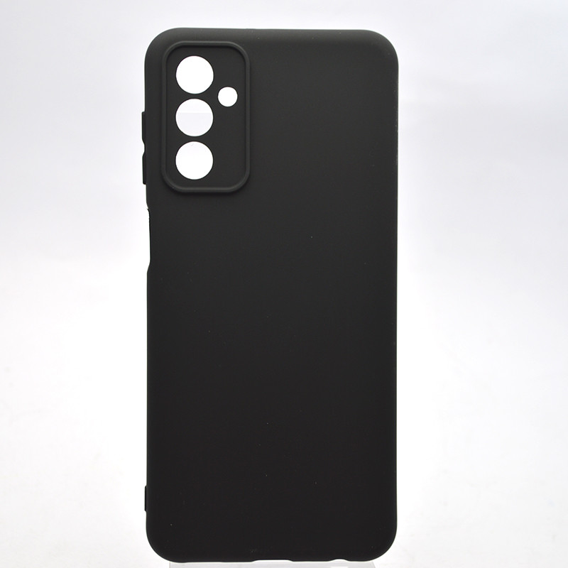 Чехол накладка Silicone case Full Camera Lakshmi для Samsung M13/M23 Galaxy M135/M235 Black/Черный, фото 1