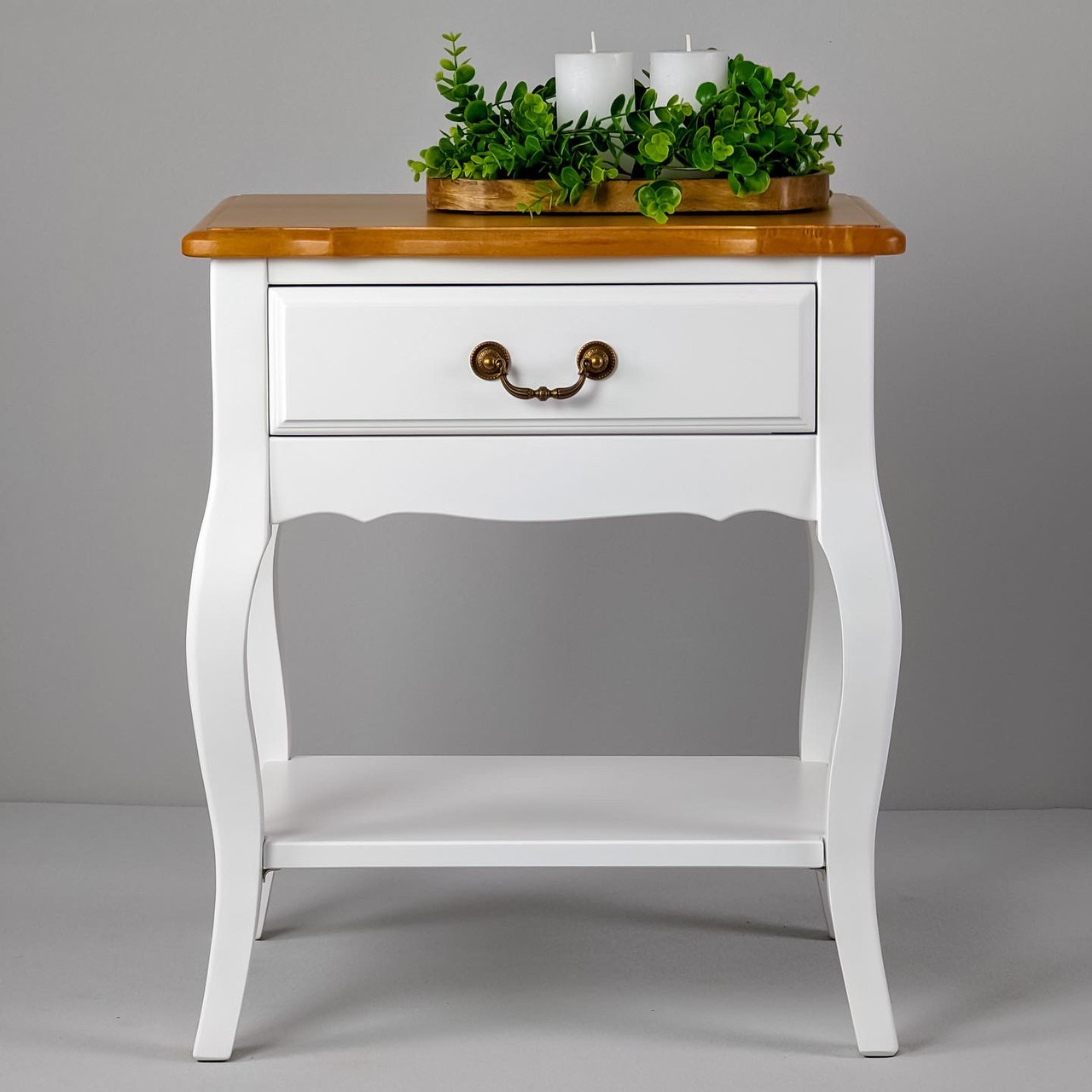 Прикроватная тумба "Моне" с одним ящиком с контрасной столешней Прикроватная тумба "Моне" с одним ящиком с контрасной столешней