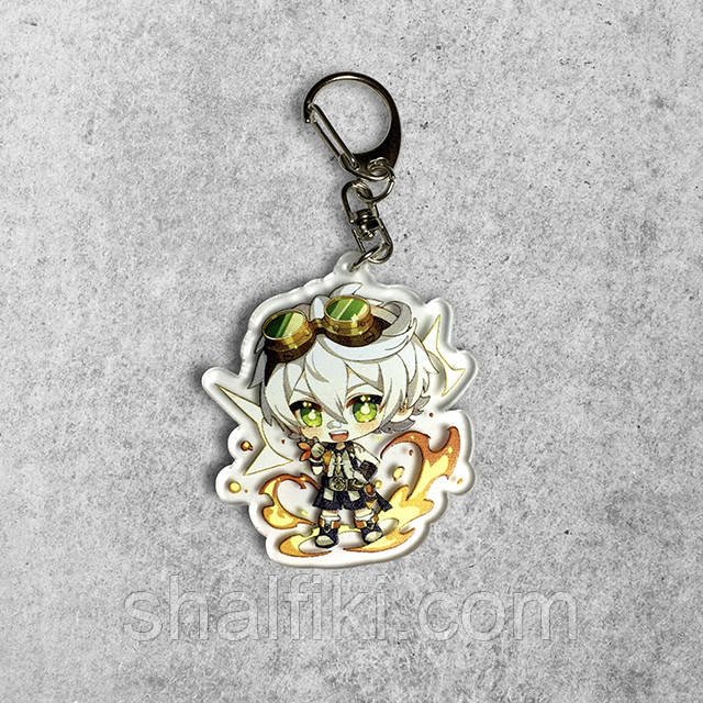 "Беннет (Геншин / Genshin)" Брелок Акриловый Двухсторонний с Уф-печатью ...