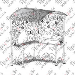 Мангал стаціонарний МК-24 1500х2000х1500 КОМПЛЕКТ ЕЛЕМЕНТІВ