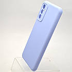 Чохол накладка Silicone case Full Camera Lakshmi для Samsung M13/M23 Galaxy M135/M235 Dasheen/Світло-фіолетовий, фото 4