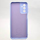 Чохол накладка Silicone case Full Camera Lakshmi для Samsung M13/M23 Galaxy M135/M235 Dasheen/Світло-фіолетовий, фото 5