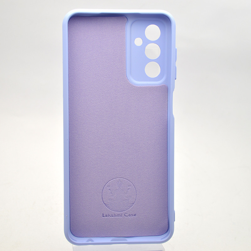 Чехол накладка Silicone case Full Camera Lakshmi для Samsung M13/M23 Galaxy M135/M235 Dasheen/Светло-фиолетовы, фото 4