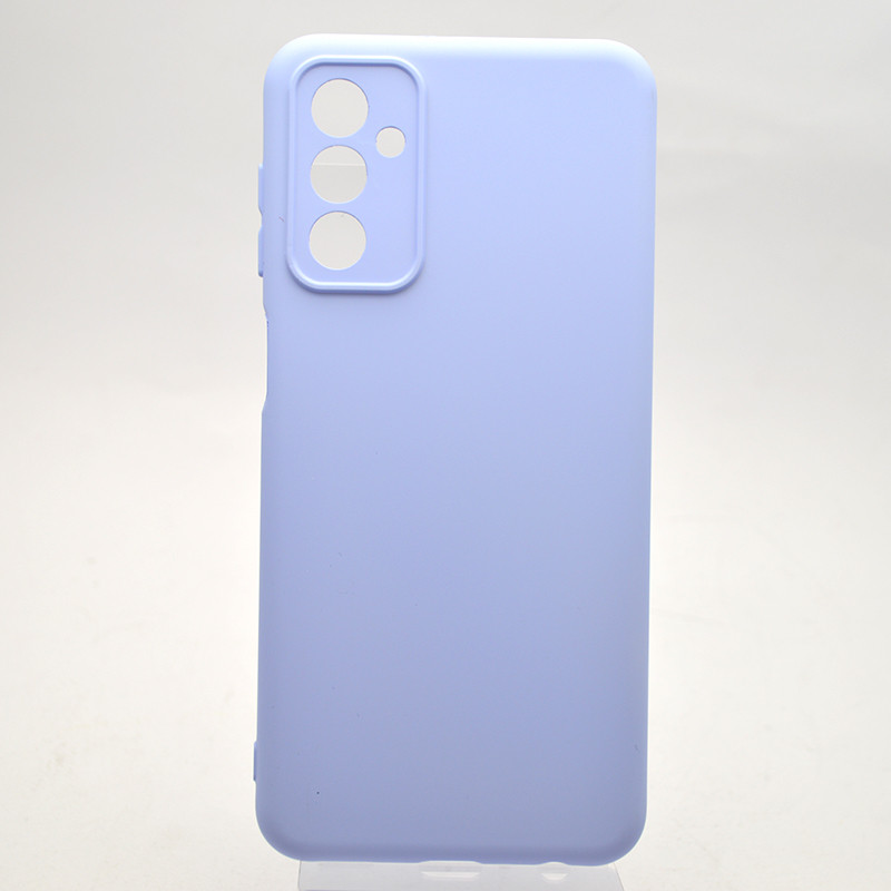 Чехол накладка Silicone case Full Camera Lakshmi для Samsung M13/M23 Galaxy M135/M235 Dasheen/Светло-фиолетовы, фото 1