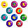 Дитячий м'яч "JumPoPo"
 JPP08/09/10/11 Vlady Toys, мікс видів, фото 4
