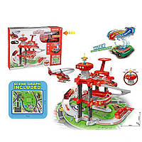 Ігровий набір для хлопчика Гараж (3 поверхи, 2 машинки, 1 машинка змінює колір, світло, звук) Паркінг 660 А-305