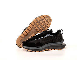 Чоловічі кросівки Nike Vapor Waffle x Sacai Mono Black (Кроскування Найк Сакаї Вафл чорні) 42