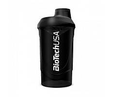 Шейкер BioTech Shaker Wave Panther Black 600 мл / чорний