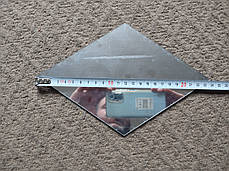 Дзеркальні пластикові наклейки Композиція з ромбів і трикутників 8 шт. набір Б317-8, фото 2