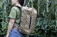 Рюкзак для парамедика, тактический медицинский рюкзак, штурмовой рюкзак для боевого медика 30 л Койот Стохід
