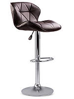 Барный стул Hoker SEVILA с поворотом сиденья 360 градусов и подставкой для ног Коричневый W_W_03