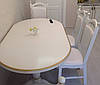Стіл кухонний обідній Гірне великі обідні овальні столи з дерева для кухні ресторану, фото 3