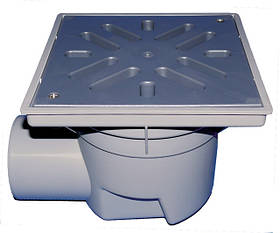 Двірний трап серії Perfekt DN110 горизонтальний HL605L