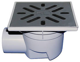 Двірний трап серії Perfekt DN110 горизонтальний випуск HL605