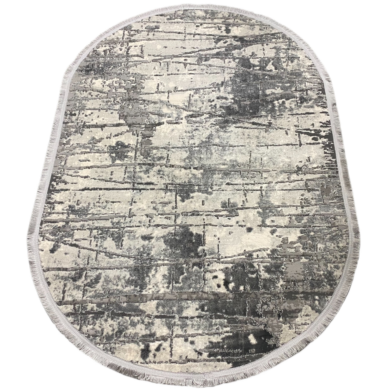 100 x 200 см Galya 3752 GREY овал, килим на підлогу у вітальні або спальні.