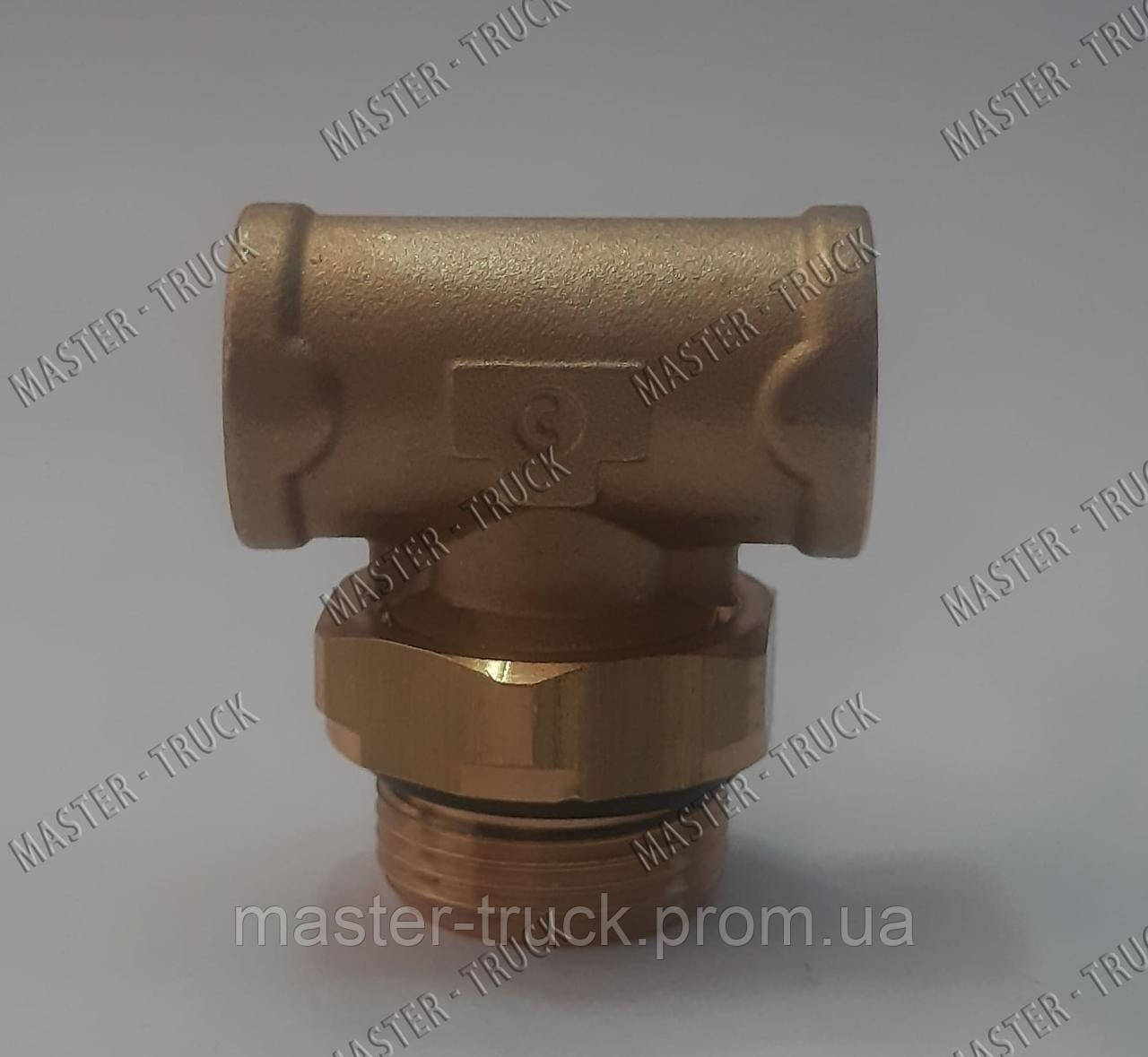 Фитинг тройник горизонтальный D2062 внутренняя М16х1,5 - наружная М12х1 ...