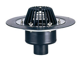 Покрівельна лійка DN75 із затискним елементом. HL62/7