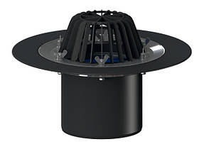 Покрівельна лійка DN160 із затискним елементом. HL62/5