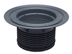 Надставна деталь 130мм/d 195мм із обтискним фланцем. HL618