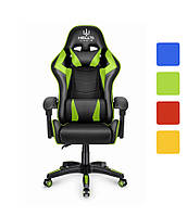 Крісло комп'ютерне геймерське Hell's HC-1007 ігрове для геймерів R14299 Зелений