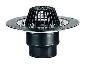 Покрівельна лійка DN125 із затискним елементом. HL62/2