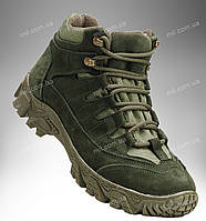 Зимові тактичні черевики / армійське, тактичне взуття на флісі VERSUS (olive)