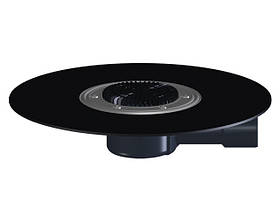 Балконна лійка, горизонтальний випуск DN40/50 з полімербітумним полотном, плоский листовловлювач